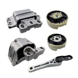 5PC Engine Motor & Trans Mount Set Compatible with Volkswagen Jetta 2014-2018 1.8L / Jetta 2016-2018 1.4L / Passat 2014-2017 1.8L / Beetle 2018-2019 2.0L for A4925 A4926 A6945 A4918 A4933 9092 9283