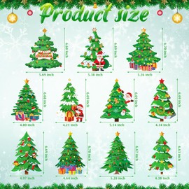 Pasimy 51Pcs Christmas Hanging Swirls Decorations Double Sided Christmas Tree Ceiling Swirls Xmas Party Indoor Hanging Decor for Christmas Holiday Winter Party Supplies