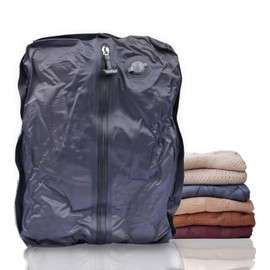 Premium Reuseable Vacuum Compression Bags– Ideal for Efficient Packing and Space Saving in Travel Suitcase and Backpack, Space Saver Bags for clothing