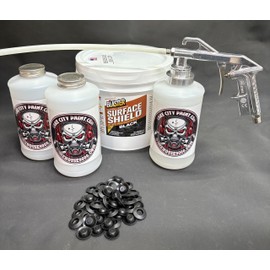 Gal. PB Blaster Black, Semi Pro Undercoating Gun, 1 Wand, 3 W Qt. Bottles, and 50 Rust Plugs