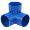TOP-VIGOR 2Pcs 50mm 3 Way Elbow PVC Pipe Fitting, Tee