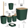 Clara Clark Bathroom Set - Hunter Green Bathroom Accessories Set,