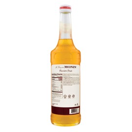 Monin - Passion Fruit Syrup, Sweet Tropical Flavors, Great for Teas, Sodas, & Cocktails, Natural Flavors, No Artificial Sweeteners or Ingredients, Gluten-Free, Vegan, Non-GMO, Clean Label (750ml)