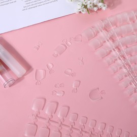 240 Pcs Soft Gel Toe Nail Tips, Fake Toenails Short Square Nail Tips Full Cover 12 Sizes Toe Acrylic Nails Press on Matte Toe Nails Pre-Shape Artificial Toenails for Nail Extension Home DIY Nail Salon