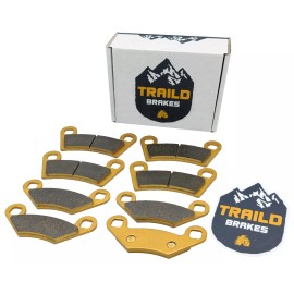 Traild Polaris RZR 800 Ceramic Brake Pad Set 2008, 2009, 2010, 2011, 2012, 2013, 2014