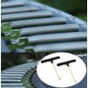 YAZANY 2 Pack Trampoline Spring Pull Tool, T-Hook Tent Peg
