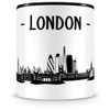 Samunshi® London Skyline Coffee Cup / Tea Cup Height 95
