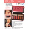 BYS On-The-Go Peach Eyeshadow Palette with Primer Highlighter and Mirror,