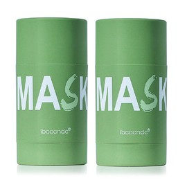 2PCS Deep Cleanse Mask Stick for Face,Blackhead Remover with Green Tea Extract,Poreless Deep Cleanse Mask Stick for Purifying,Moisturizing,Oil Control Reduce for Women and Men