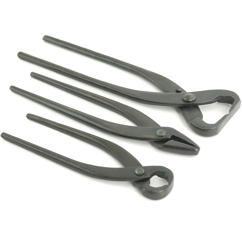BambooMN Bonsai 3 Piece Set, Trunk Splitter, Jin Pliers, and