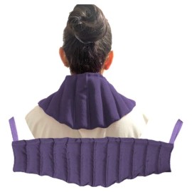 Compresa De Semillas Terapéutica Cervical Cuello Con Hierbas Morada