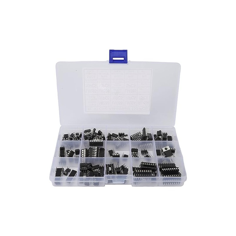 Kit de Componentes Electrónicos IC Chip 150 Uds con Opamp