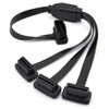 iKKEGOL OBD2 OBDII 1 to 3 Ultra Low Profile 16