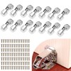 Cabinet Hinges with Screws, 14PCS Concealed Cupboard Door Hinges, 90