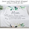 Gifts for Mom, Mothers Gifts Blanket for Thanksgiving Day, Mom