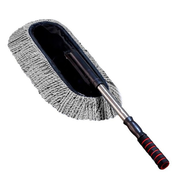 WYDDDARY Car Duster Microfiber Duster Retractable Handle Multipurpose Dust Cleaner