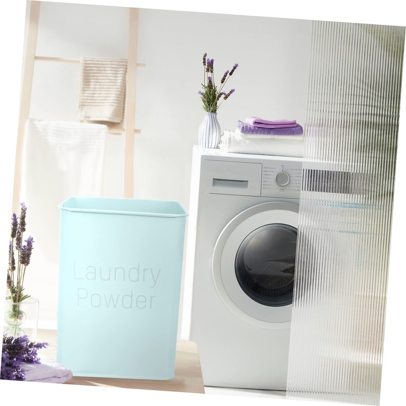 SAFIGLE 1 Set Durable Iron Laundry Storage Container Compact Softener