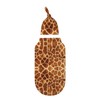 Giraffe Print Swaddle Blankets Newborn Receiving Blanket Baby Swaddle Wrap