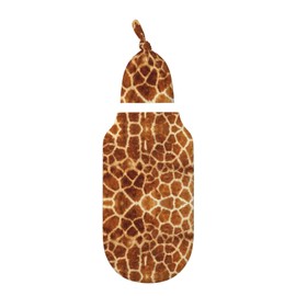 Giraffe Print Swaddle Blankets Newborn Receiving Blanket Baby Swaddle Wrap Soft Sleeping Sack for Baby Girls Boys