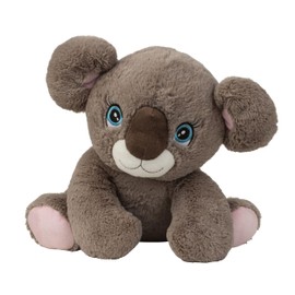 Lifestyle & More Plush Toy Teddy Bear Koala Grey with Cute Eyes Sitting Height 30 cm Cuddly Soft