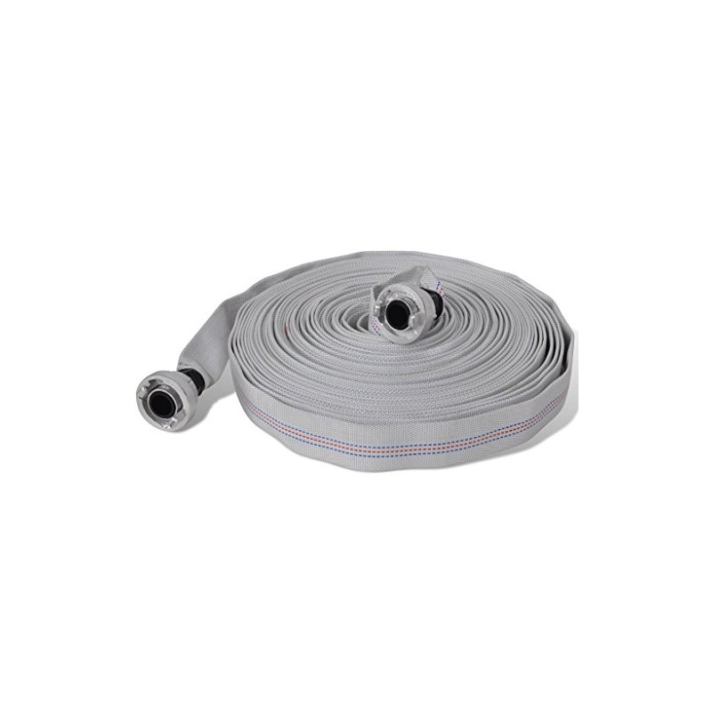 Festnight 20 Metre Flat Hose 20 m Fire Hose Construction