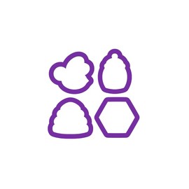 Mini Bee Cookie Cutter Set - Bee Cookie Cutter - Beehive Cookie Cutter - Honey Pot Cookie Cutter - Honey Comb Cookie Cutter