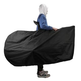 Horizontal Wheeled Bag, Remove Only Front Wheels, 26 Inches, Under 700c, Road Bike, Cross Bike, Mountain Bike, Lightweight, Waterproof, Bicycle Storage Bag, Shoulder Bag