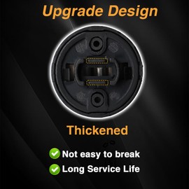 HIMARKLIF Ignition Key Knob Inner & Outer Push Switch Upgraded Start Button Ignition Lock Knob Compatible with Mazda CX-9 CX-7 RX-8 MX-5 Miata Replace# D6Y1-76-142 D461-66-141A-02