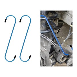 GLSOWEE Car Brake Caliper Hooks, Auto Brake Caliper Hangers with Rubber Tips, Universal Durable & Rust-Proof Automotive Tools for Braking, Axle, Bearing, Suspension Work (Blue, 2 pcs)