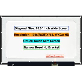 EM EMAJOR TECH New Screen Replacement for HP Laptop 15-DY1001DS 1366X768 HD OnCell Touch LCD LED Display with Set of Tape and Tools