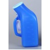 Men's Portable Urinal with Lid 1200ml Capacity Plastic Urine Bottle