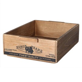 Dulton CH14-H518NT Wooden Stacking Box A A Wooden Box That Exudes Sexiness In Your Life Parts Stocker Container Wooden Box Storage Height 4.3 inches (110 mm) Width 10.2 inches (260 mm) Depth 14.2 inches (360 mm)