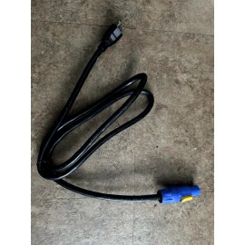 PowerCon 5ft blue PowerCon NAC3FCA to male Edison Power Cord 14 AWG