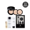 Hera 헤라기획 블랙 쿠션 파운데이션 디럭스 SPF34/PA++ (본품15g+리필15gx2) Hera Black Cushion Foundation Deluxe SPF34/PA++ (Main Product 15g + 2 Refills 15g each)