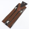 Adjustable Solid Color Polyester Suspenders for Adult Pants, Shirts and