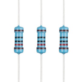 EDGELEC 100pcs 120 ohm Resistor 1/2w (0.5Watt) ±1% Tolerance Metal Film Fixed Resistor, Multiple Values of Resistance Optional