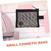 OHPHCALL 4pcs Mesh Design Travel Makeup Bag Compact Lipstick Storage