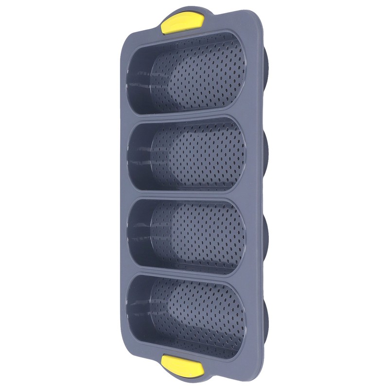 Baguette Mold 4 Grooves Silicone Soft Smooth Surface Bread Mould