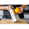 MasterClass Acid-Etched Stainless Steel Box Grater with Handle, 24 cm
