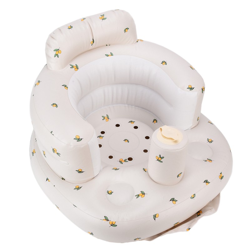 Multifunctional Baby PVC Inflatable Spine Protection Bathroom Sofa Learning Eating