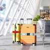 Luggage Strap, 2pcs Suitcase Straps with Password Lock Information Card,