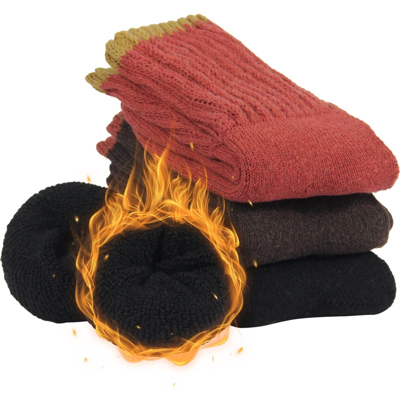 BomKinta Boot Socks for Women Winter Solid Thick Socks Soft