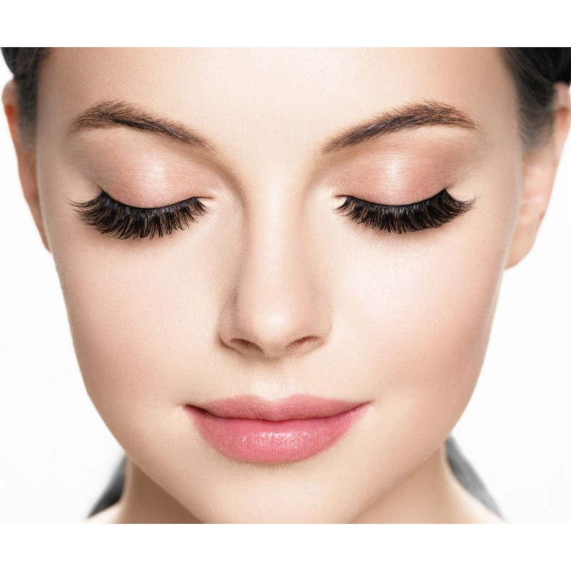Clavier False Eyelashes in Clusters, Wide Trouble Volume, Eyelashes in