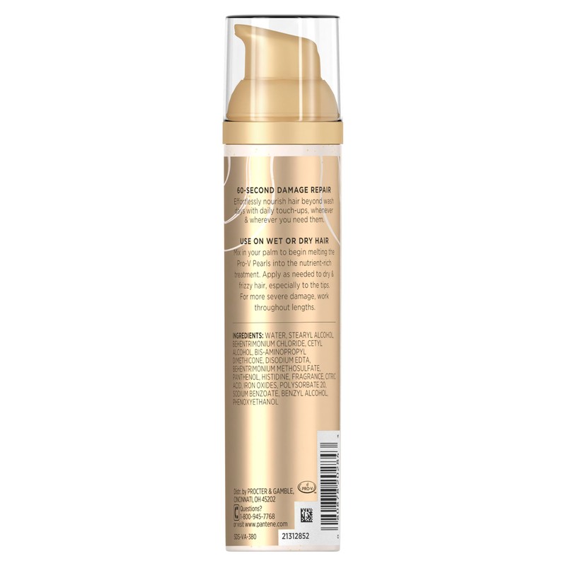 Pantene Miracle Rescue Leave-In Treatment with Pro-V Pearls, Instant Damage