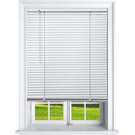 Cordless 1 Inch Window Blinds, Mirrotek Cordless Blinds Light Filtering Mini Blinds 34 x 64