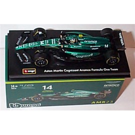 Bburago F1 F1 Aston Martin Racing Fernando Alonso 2023 car 1:43 scale Diecast model