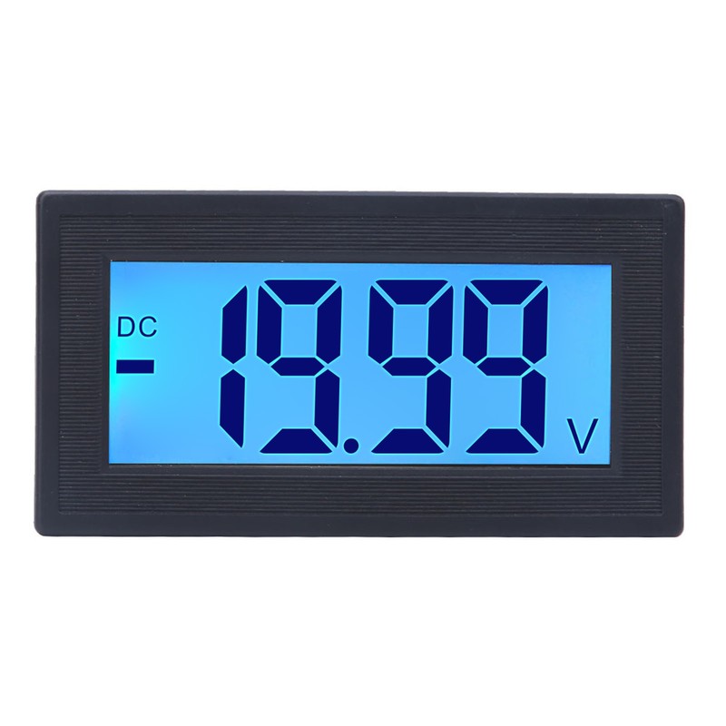 YB5135DB DC Digital Voltmeter LCD Display Voltage Meter AC100-240V Power