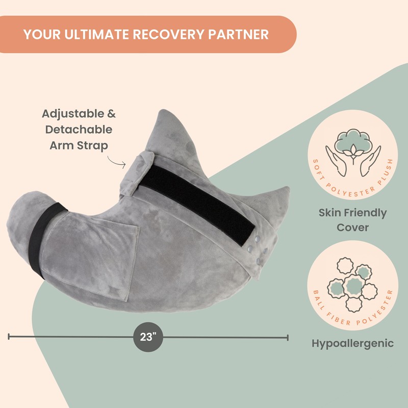 MOYOAMA Post Shoulder Surgery Pillow with Pocket- Rotator Cuff Pillows