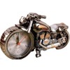 Morningplace Motorcycle Harley Style Alarm Clock, Cool, Metallic, Classic Interior