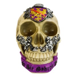 King Arthur And Roundtable Knights Sir Gaheris Orkney Coat Of Arms Skull Statue